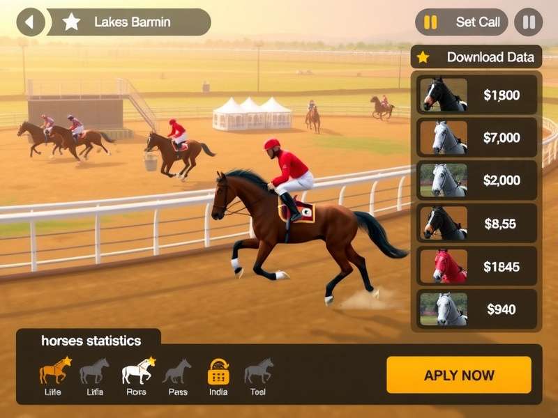 Jamun Gallop Champion horse customization screen