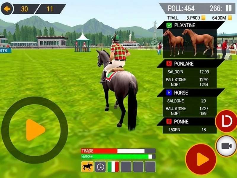 Jamun Gallop Champion gameplay screenshot showing Indian racecourse